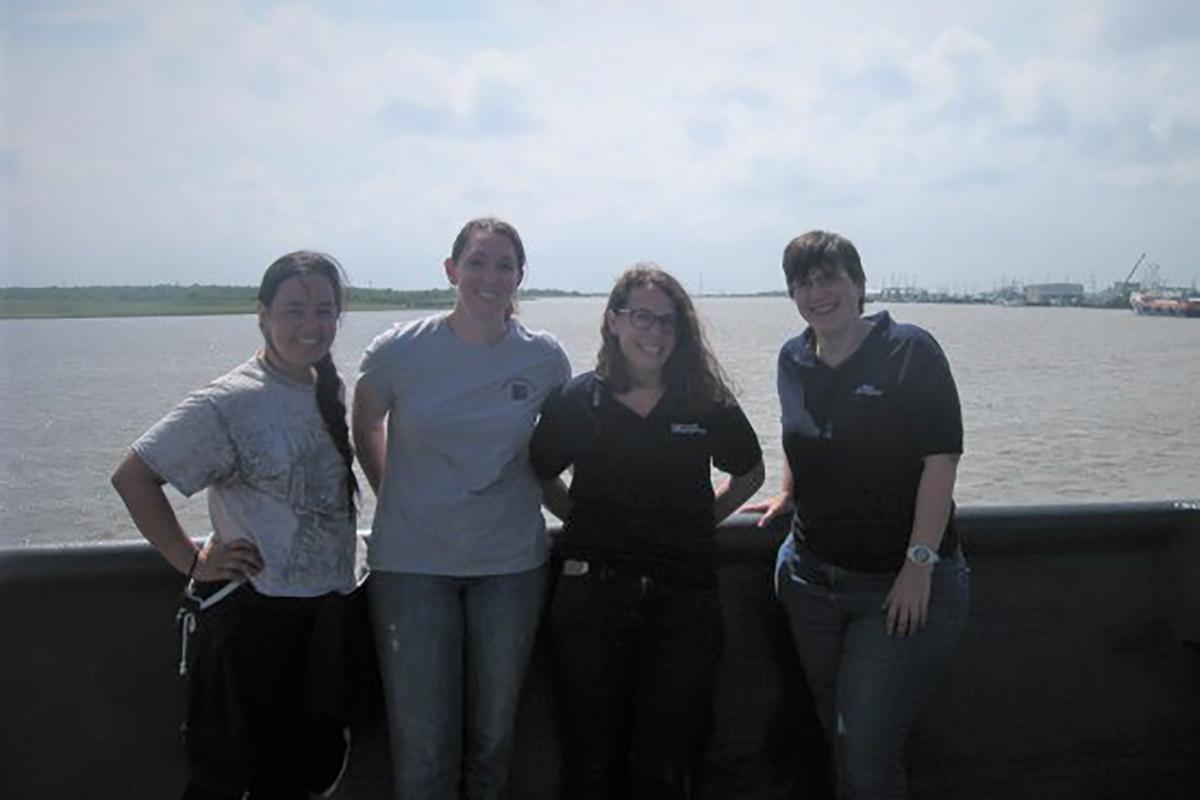 Scientific crew looking for Palaeolandscapes of the Gulf of Mexico