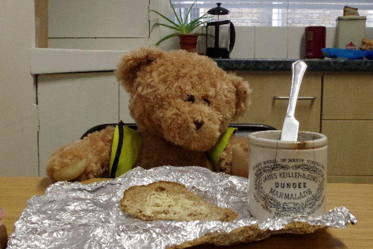 Kent Jones having lunch