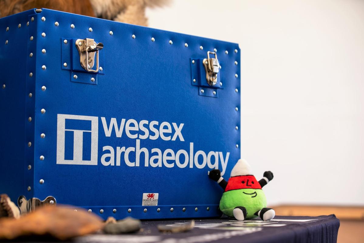 Wessex Archaeology Loan boxes at Eisteddfod yr Urdd 2022 