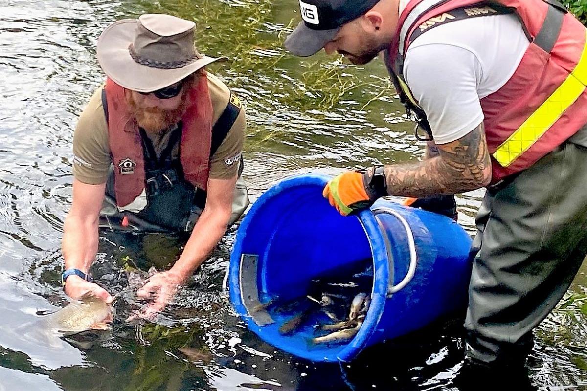 The Fisheries team from the Environment Agency participated in one of The Ripple Effect sessions