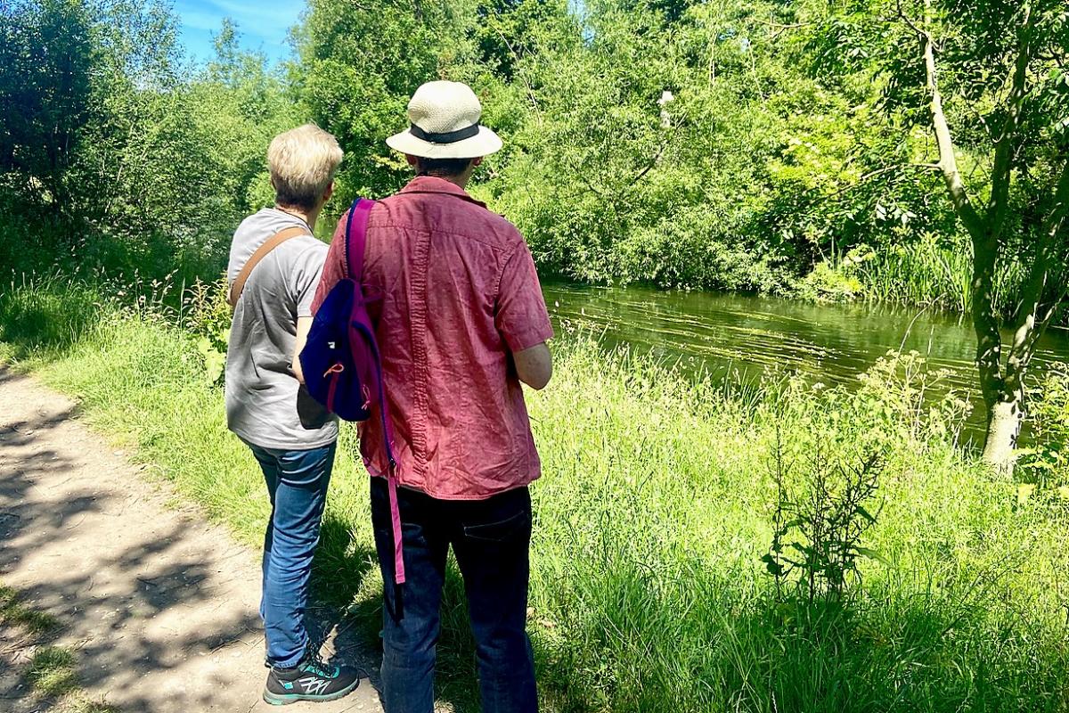 A large part of The Ripple Effect community project involves standing by the River Avon and reflecting on the life taking place there