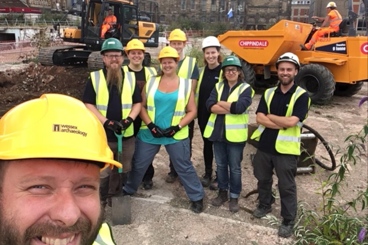 Work underway digging Sheffield Castle