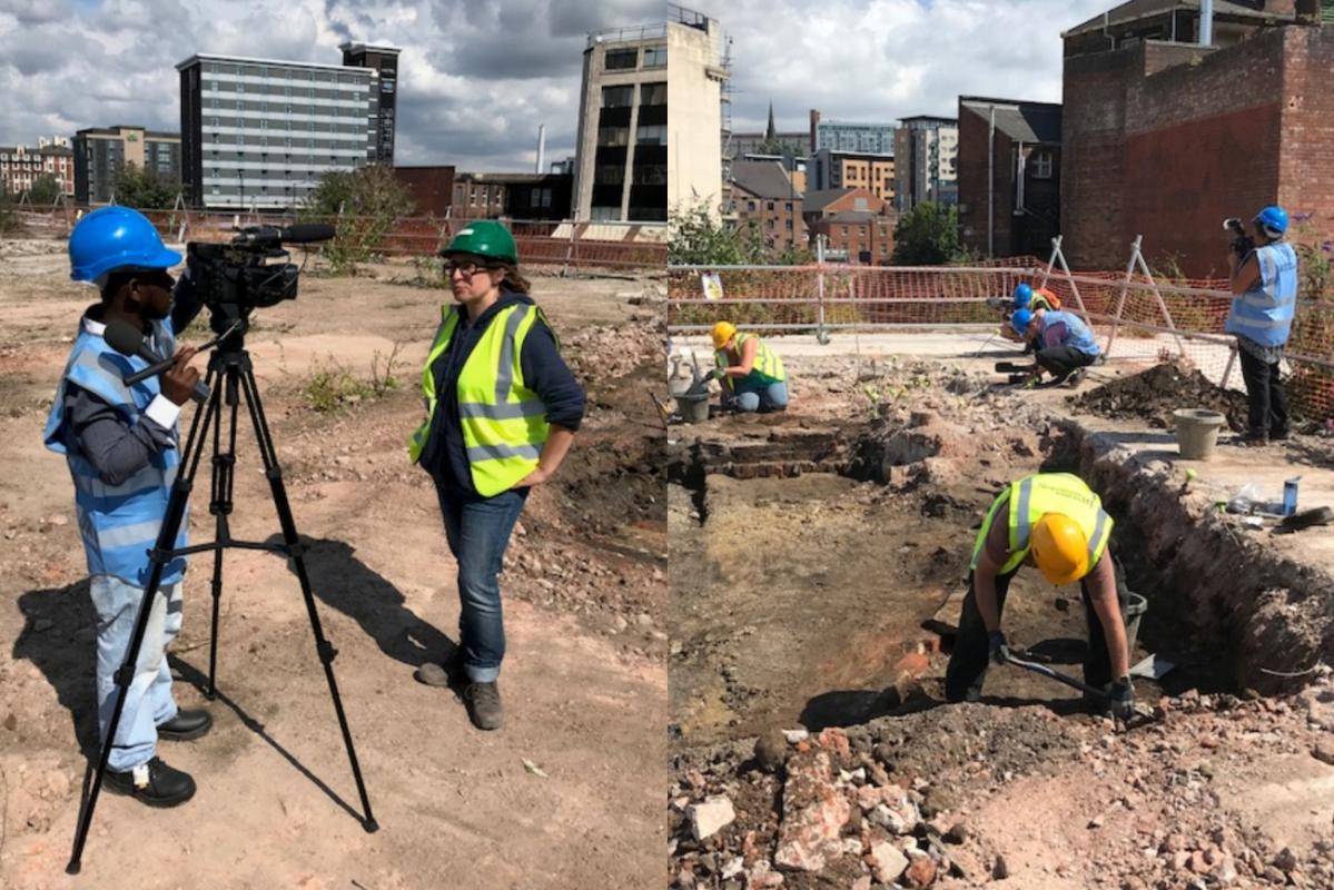 Work now underway digging Sheffield Castle