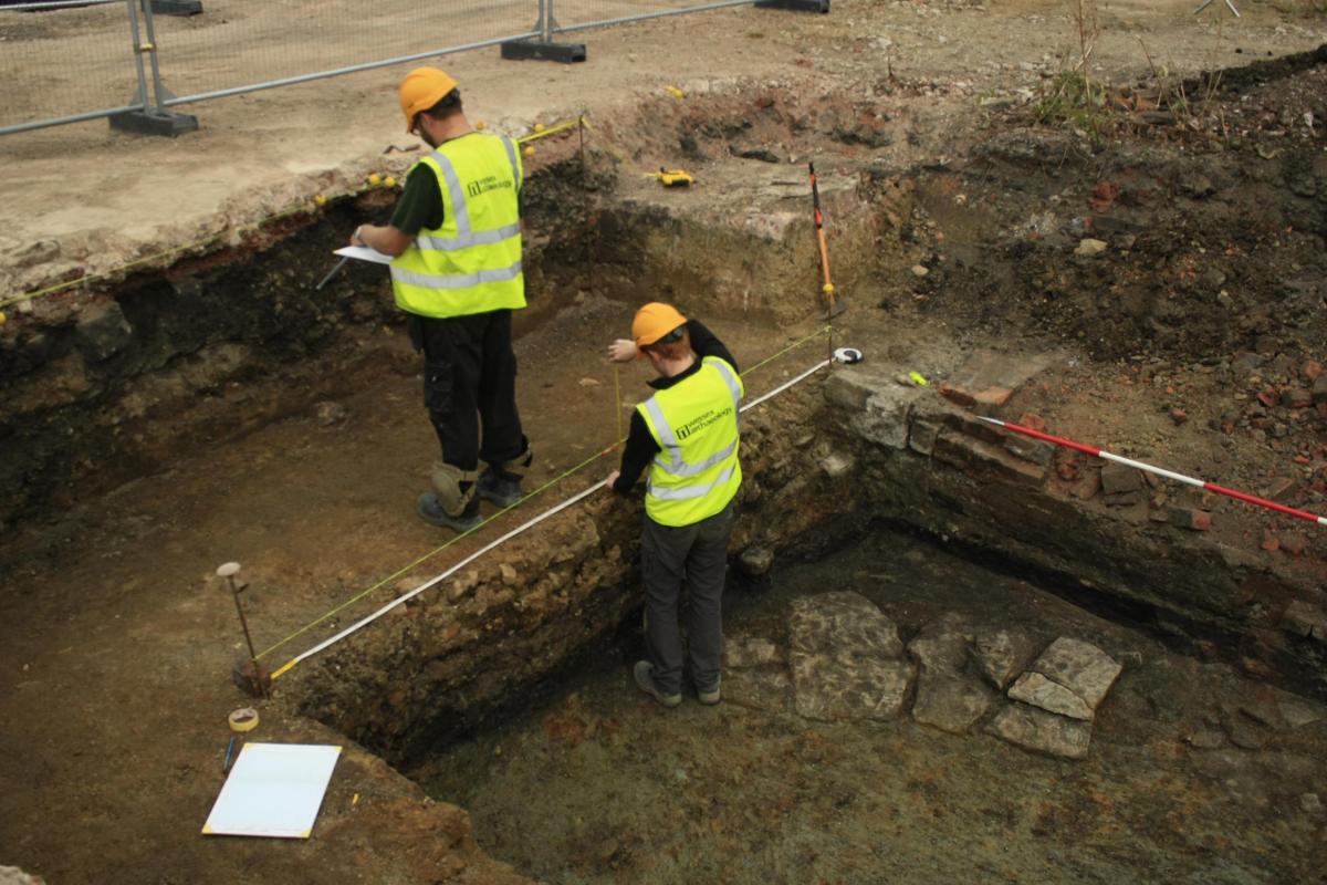 Sheffield Castle archaeological recording