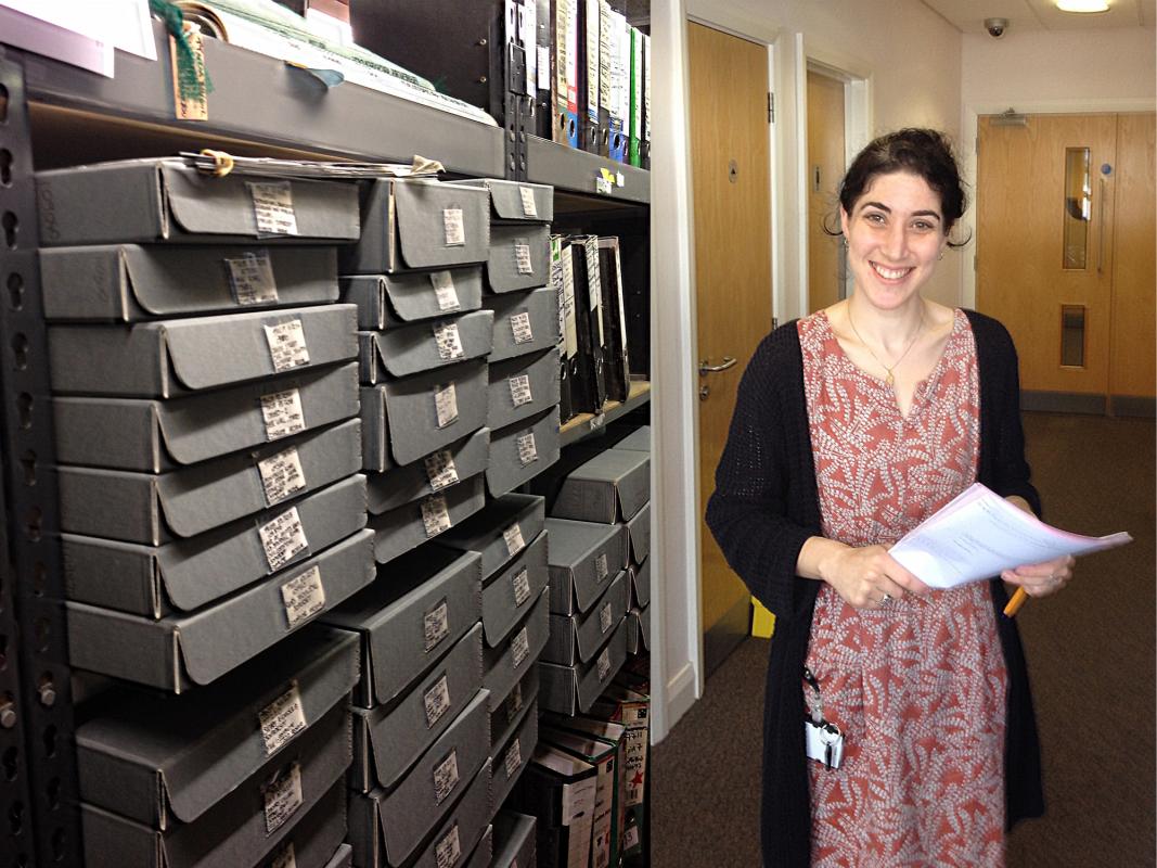 Archives being accepted by the Somerset record office