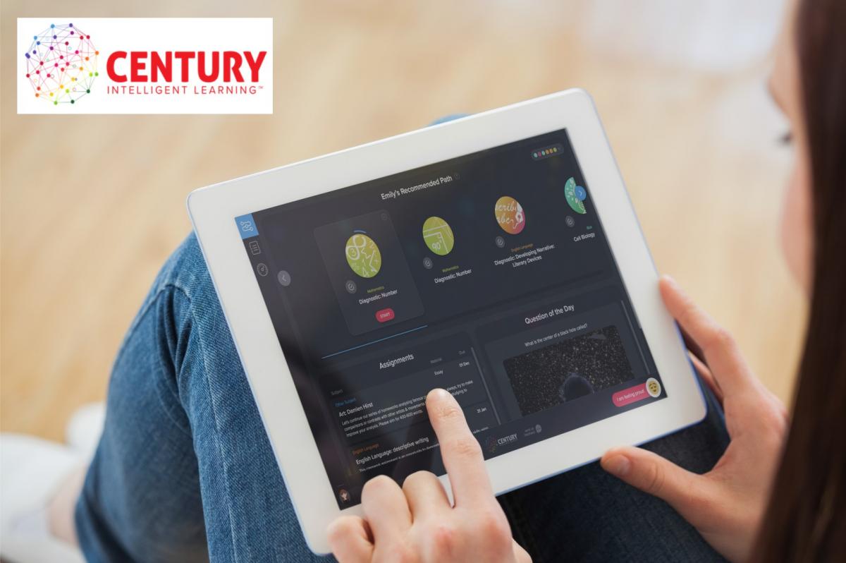 Student on their recommended CENTURY learner path