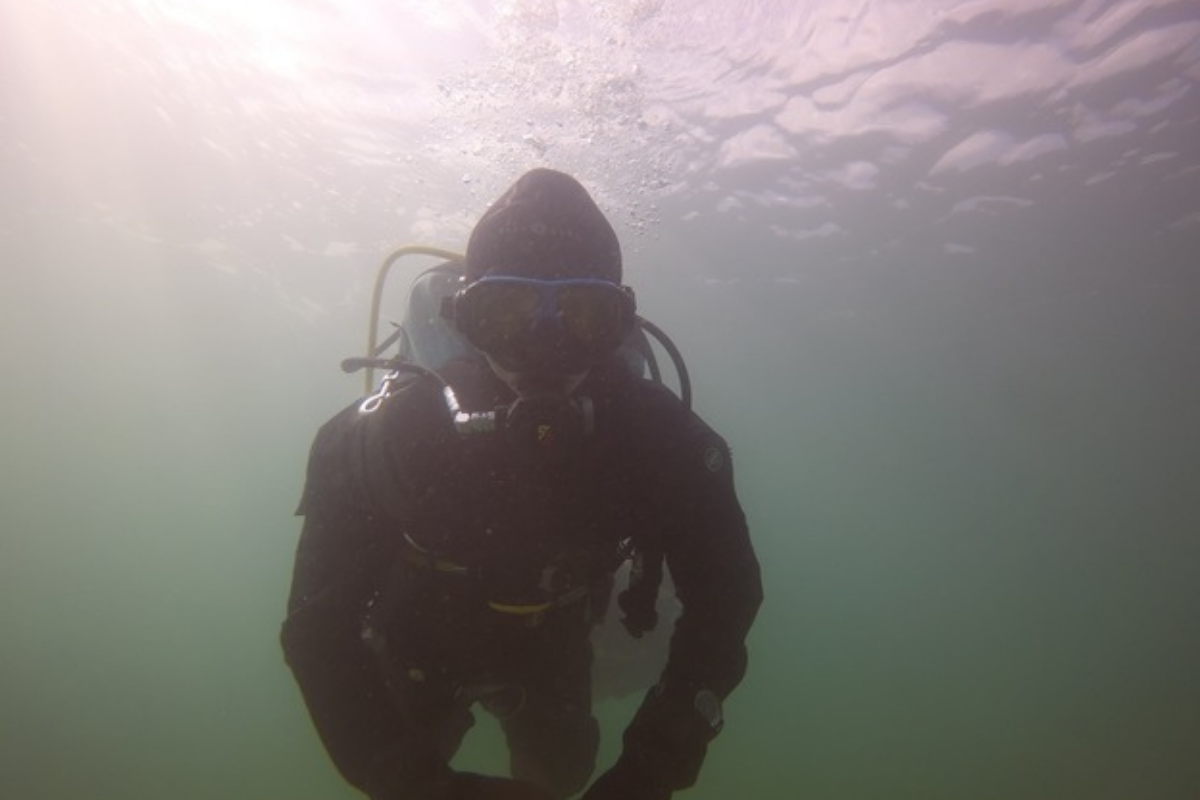 Diving with the coastal and marine team