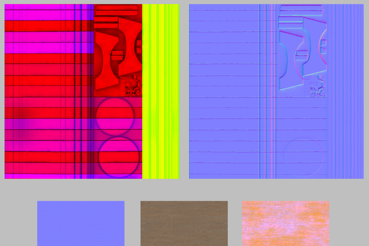 Texture mapping for 3D Barrel reconstruction