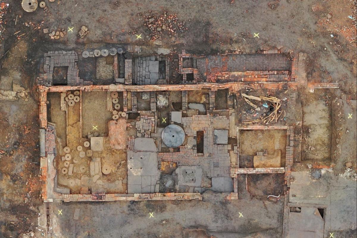 UAV image of the Porter Island Works