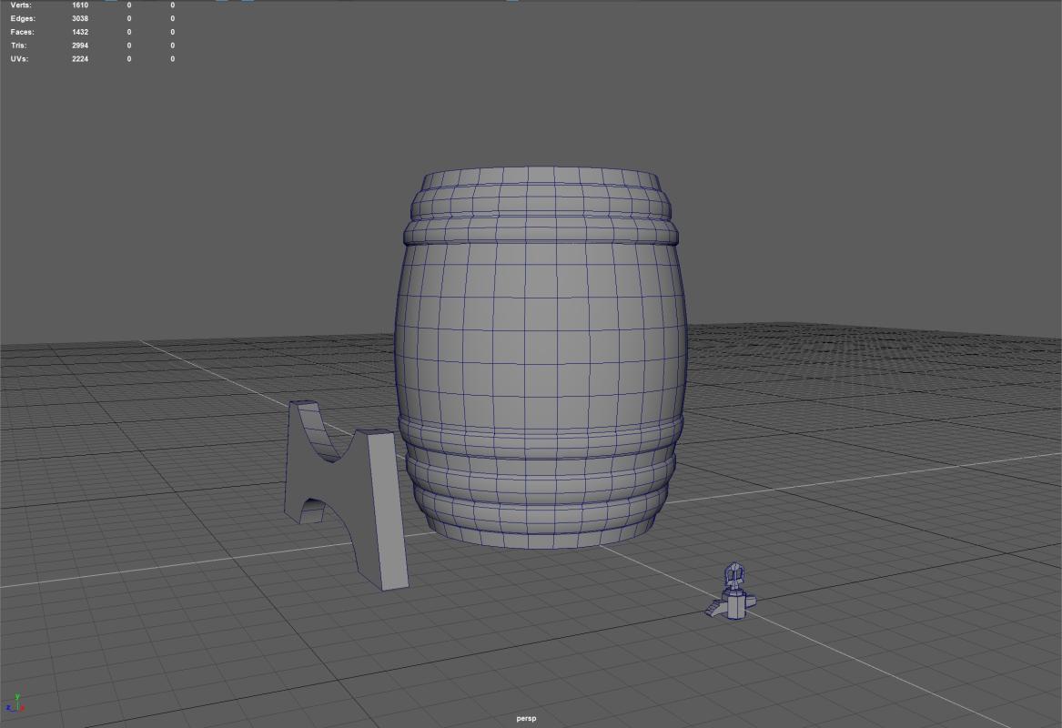 3D Barrel Model