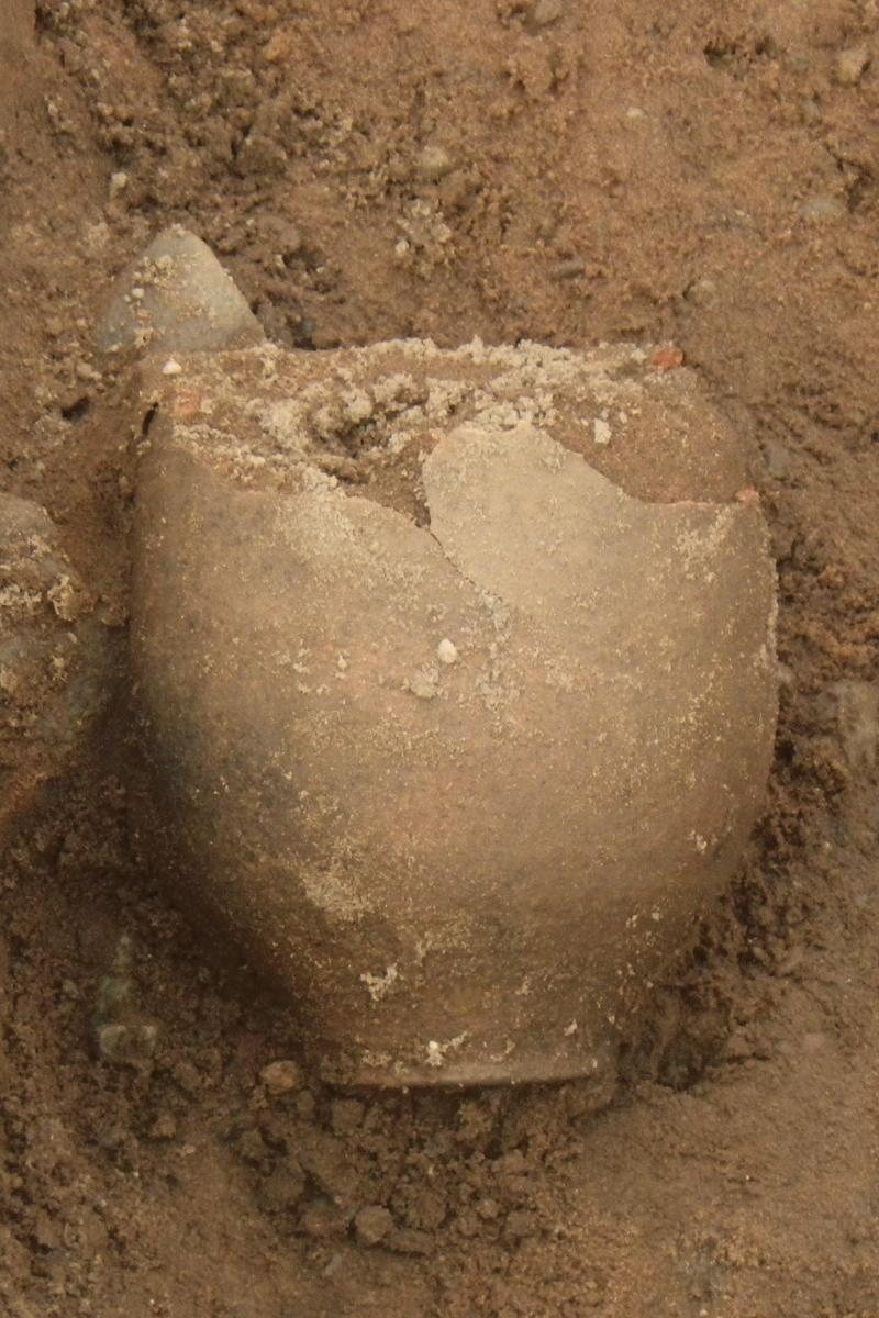 Pottery discovered during archaeological work on the Wroxeter Water Main