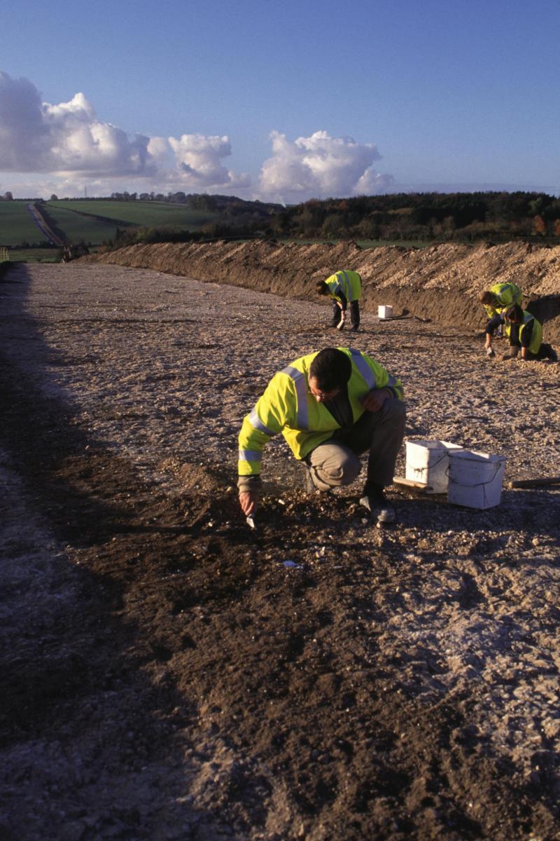 Archaeological excavation on the Old Sarum Pipeline