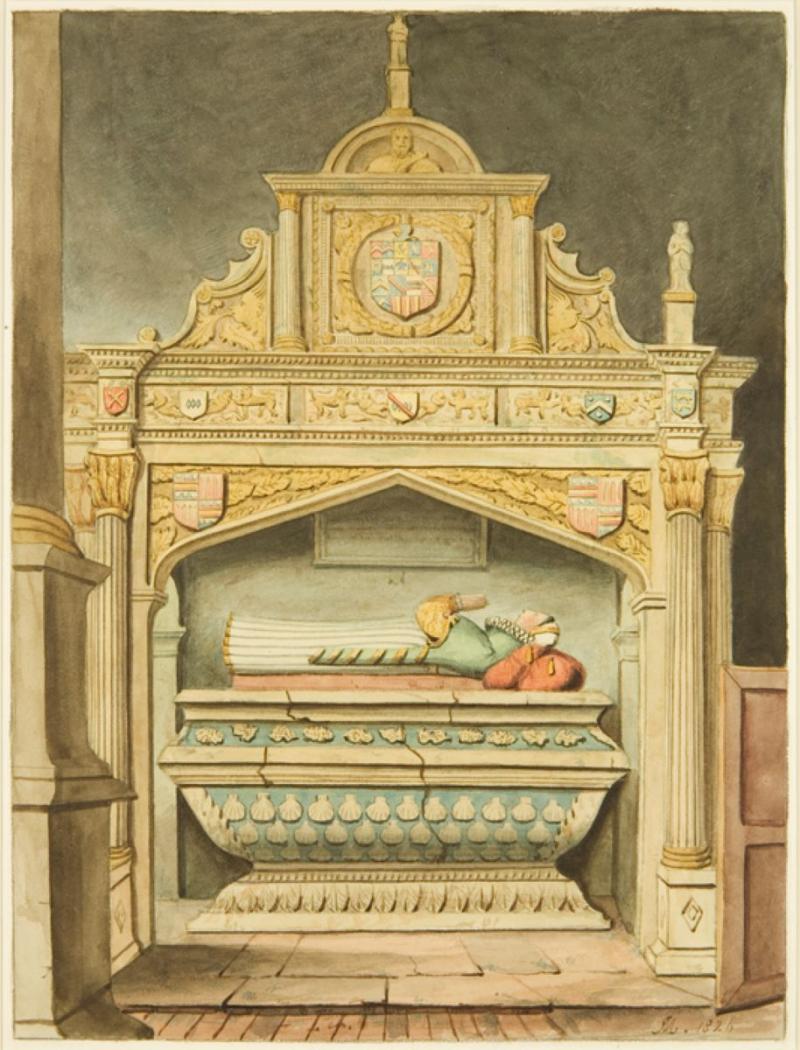 Memorial to Antholin Newton, by J. Manning, 