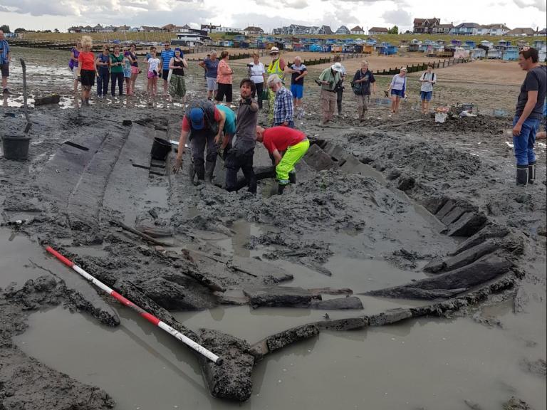 Working on the Tankerton shipwreck