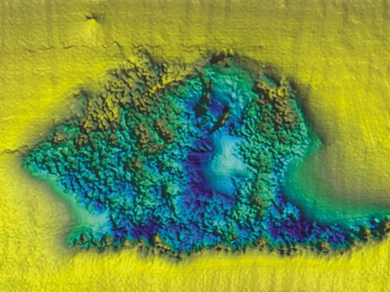 Multibeam image of the Hazardous