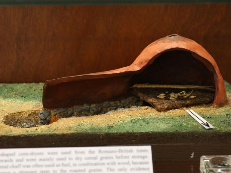 A model of a crop-drying oven
