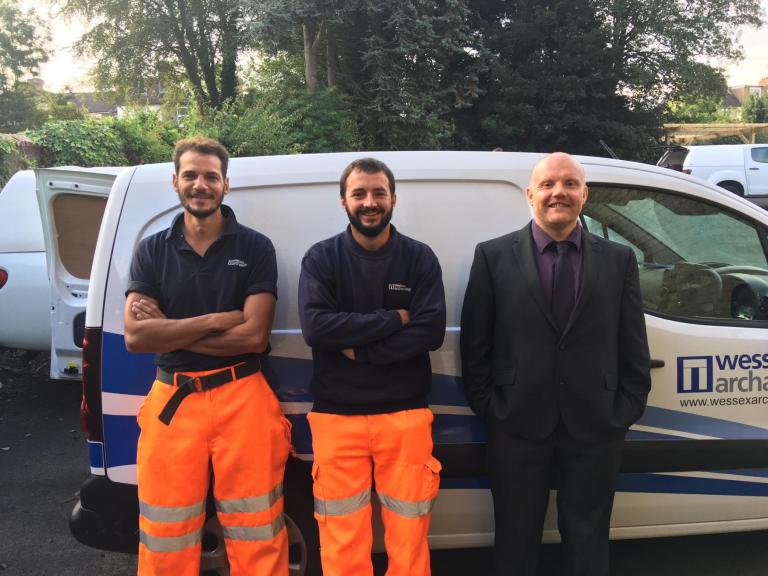 Wessex Archaeology team ready for the the Yorkshire Three Peaks Challenge