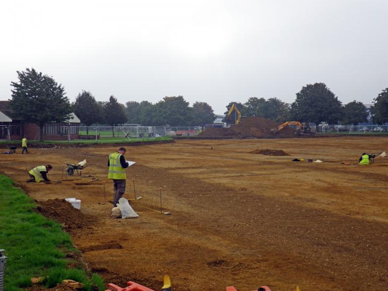 The site at RNAS Yeovilton being recorded