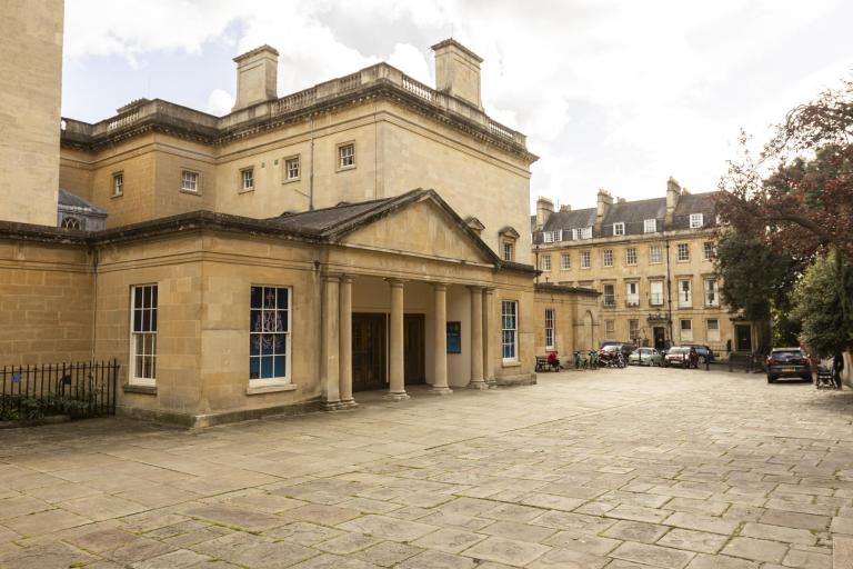 The exterior of Bath Assembly Rooms.