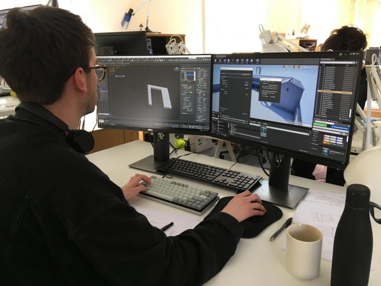 New face in the Graphics Studio - Cameron Bichener