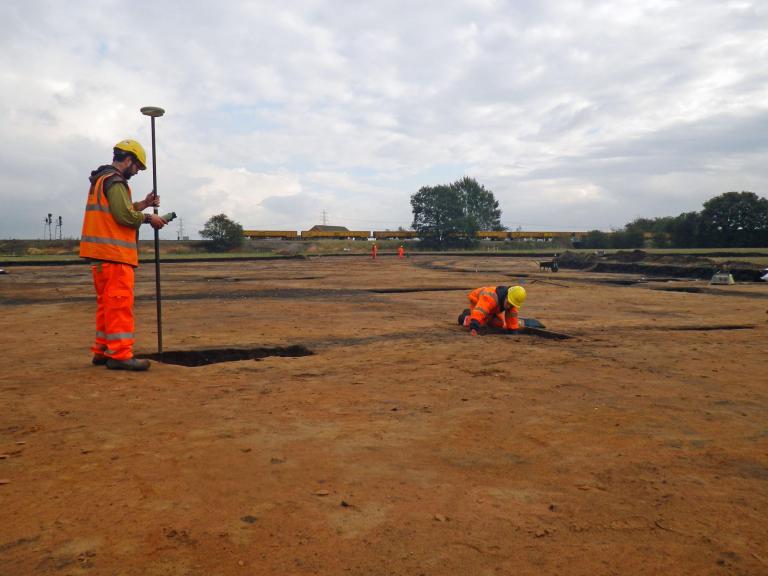Surveying on site at the 'Great Yorkshire Way'
