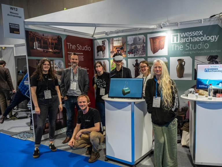 Wessex Archaeology staff attend Museums + Heritage Show 2022 at London Olympia 