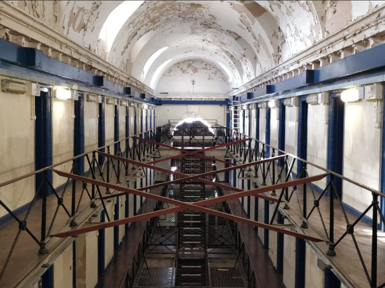 A photograph of the interior of the former HMP Gloucester