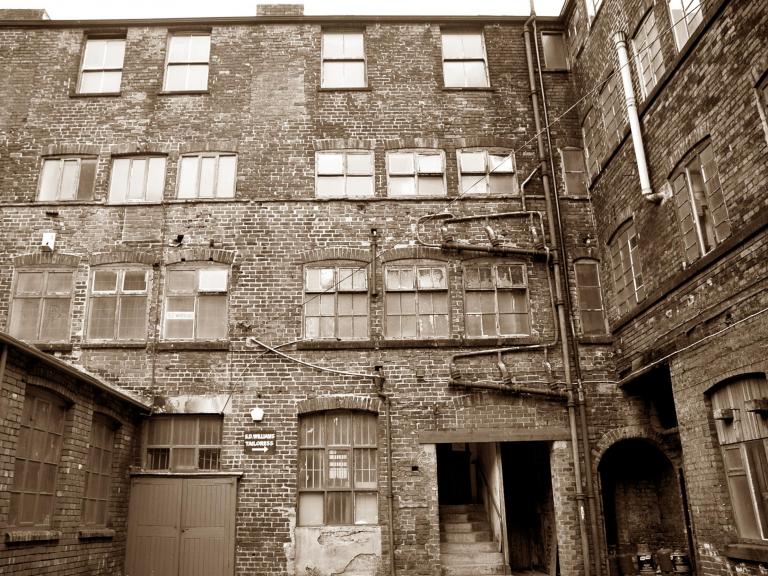 Historical buildings at The Buthchers Wheel Arundel Street, Sheffield