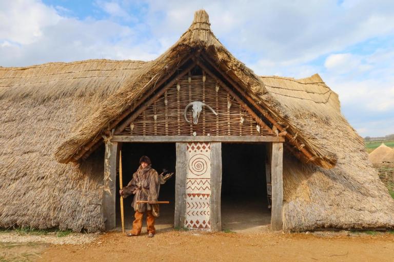 Stone Age house reconstruction at Butser