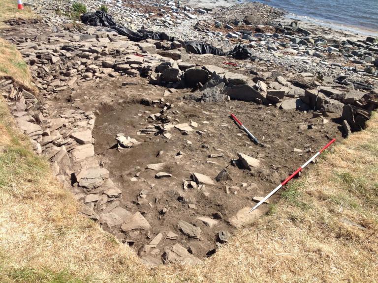 Excavation underway at Rousay