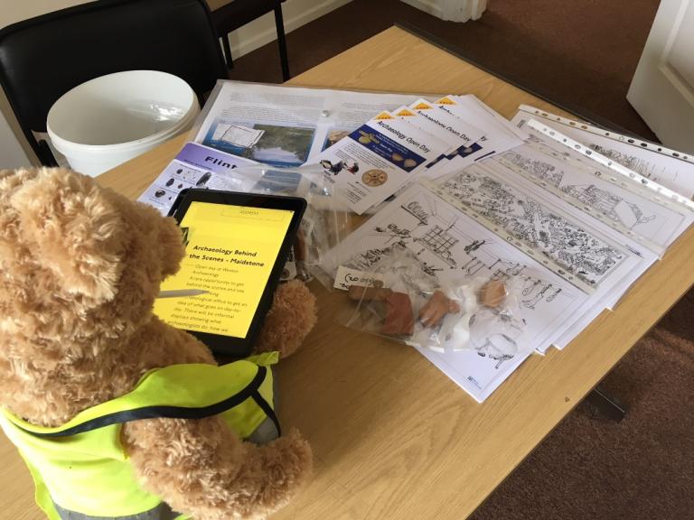 Kent Jones preparing for the open day