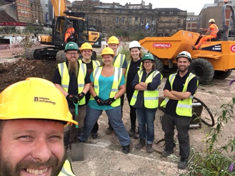 Excavations underway at Sheffield Castle