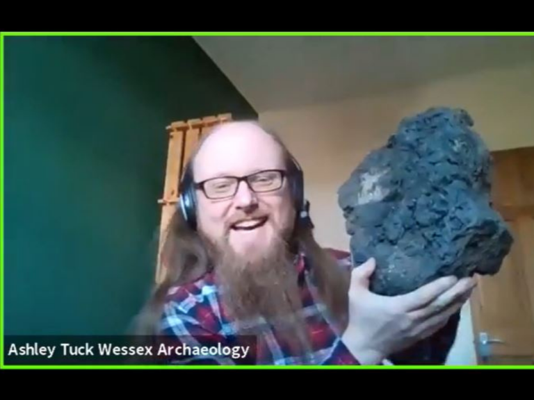 Ashley Tuck on a videocall