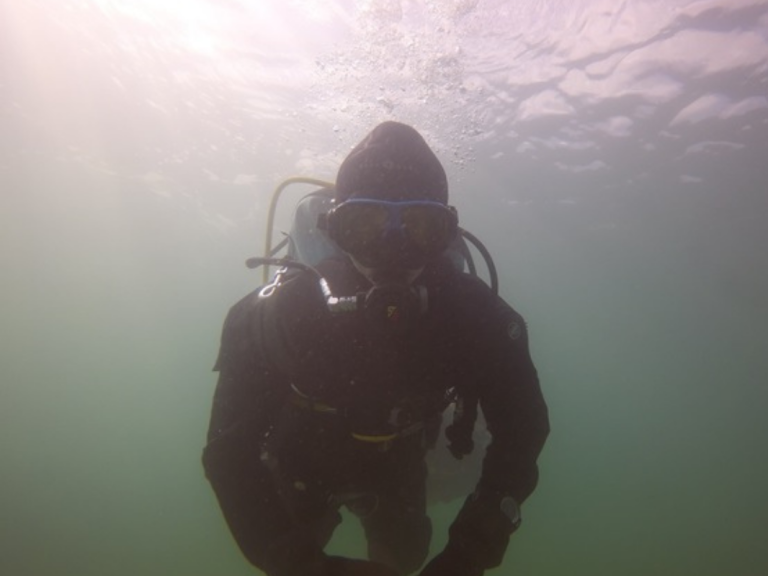 Diving with the coastal and marine team