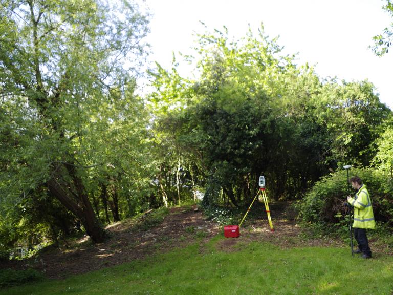 Archaeological survey work at Water Fort, Brandon Hill