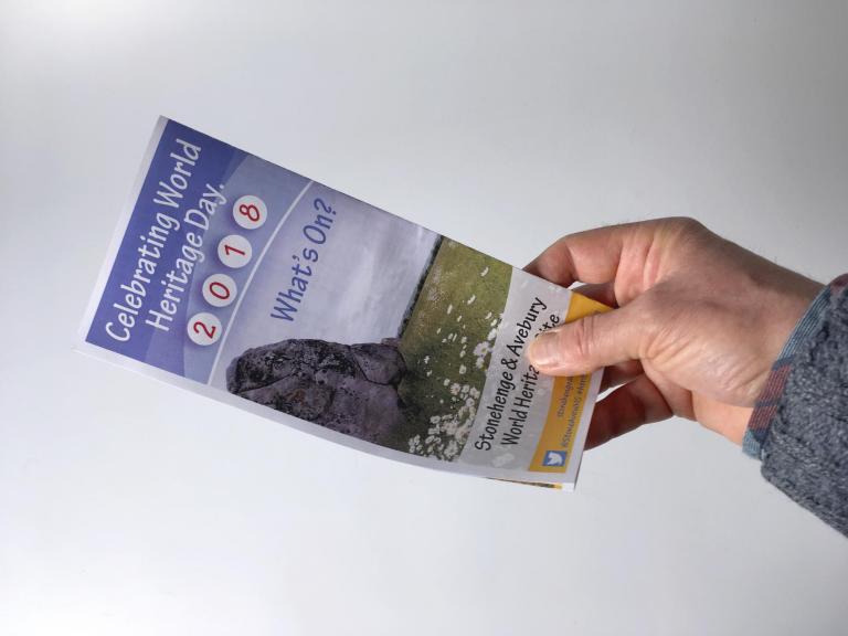 World Heritage Day leaflet