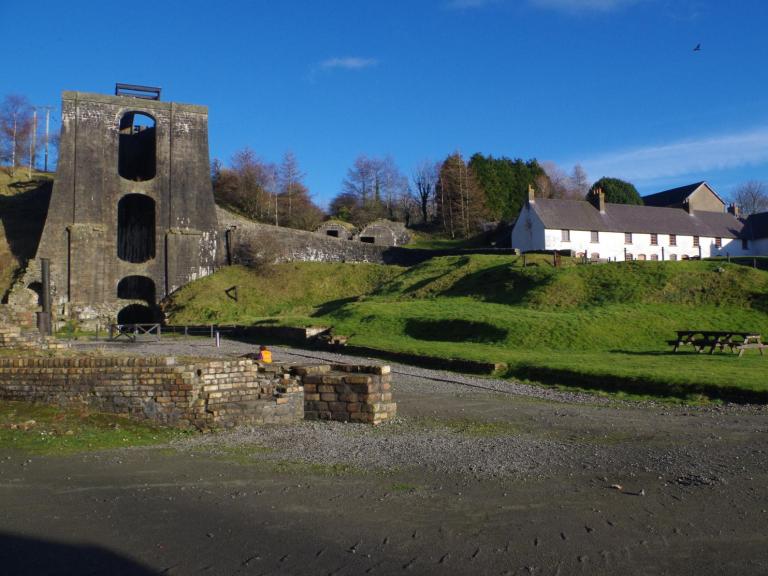 Photograph of the Balance Tower at Blaenavon Ironworks, Gwent