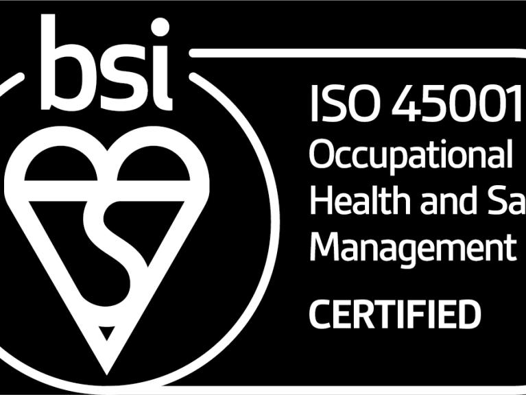 Mark of trust certified ISO 45001 Occupational Health & Safety Management logo 
