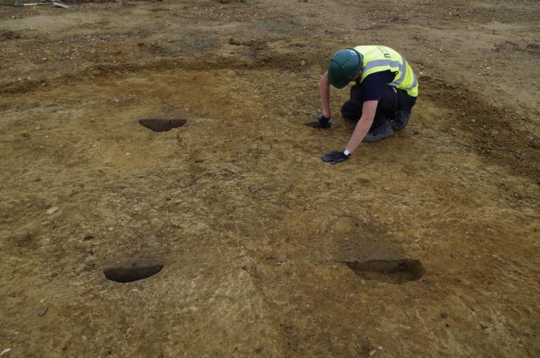 Excavating a possible pyre at Eaton Leys