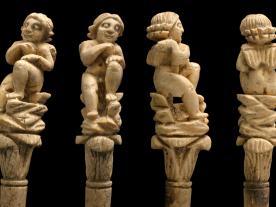 Cupid bone pin from Dorchester former county hospital site