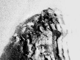 Sidescan sonar detail of HMS Campania