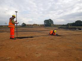 Surveying on site at the 'Great Yorkshire Way'