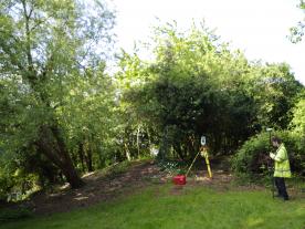 Archaeological survey work at Water Fort, Brandon Hill