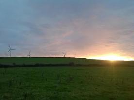 Sunset over Rhyd y Groes, Anglesey