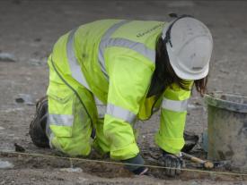 Excavation work at WYLFA